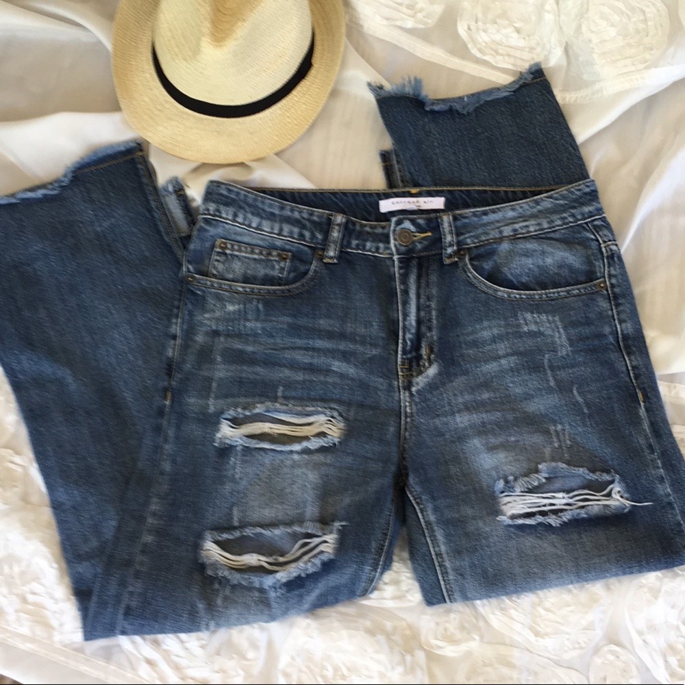 C A Distressed Jeans